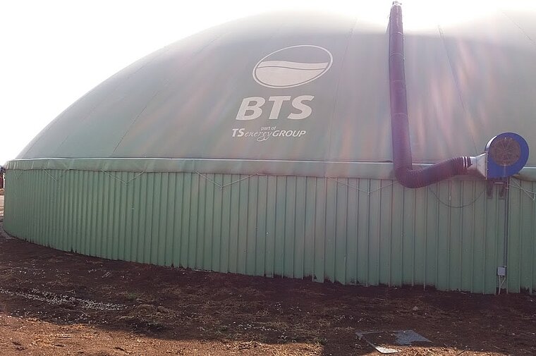 Pulizia dell'impianto biogas a Grosseto